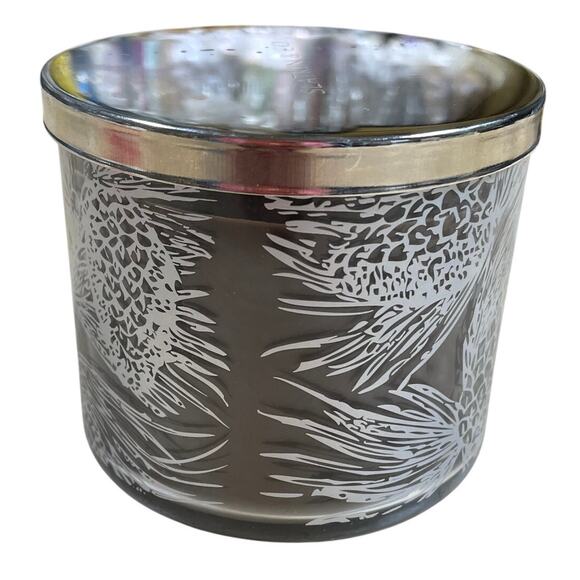 Slatkin & Co Scented Candle Fireside 3 Wick Jar With Lid New Without Box - Picture 3 of 5